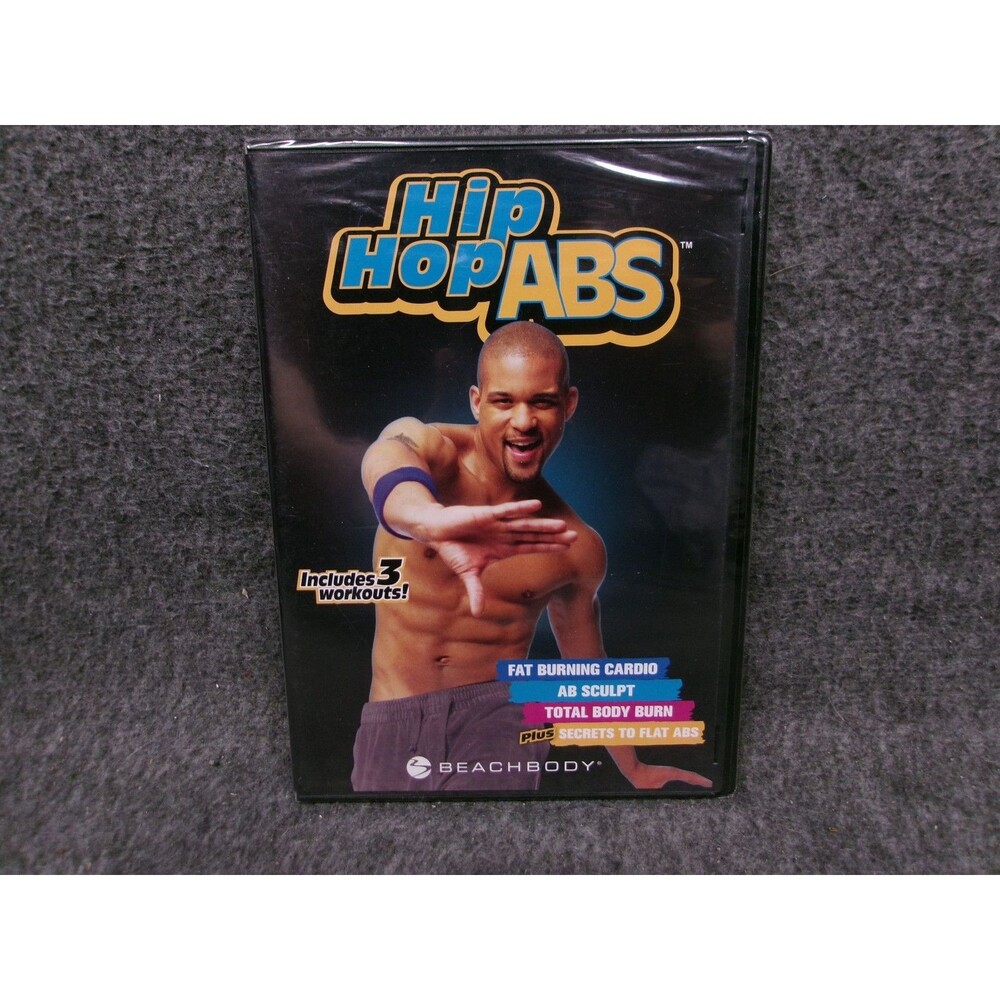 Beachbody Hip Hop Abs DVD Shaun T Workout Exercise Fitness 2hr10min Bonus Dance